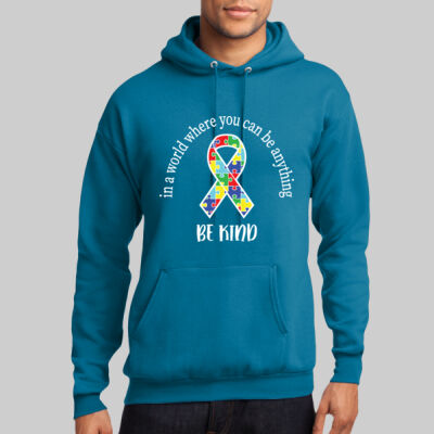 Adult - Be Kind Ribbon Hoodie - Autism Awareness Thumbnail