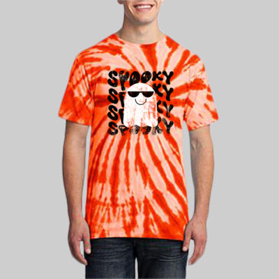 Adult Tie-Dye T-Shirt - Fall Holidays - Ghost Thumbnail