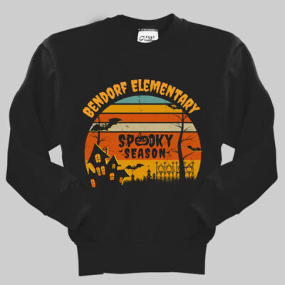 Youth Crewneck - Fall Holidays - Haunted House Thumbnail
