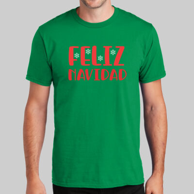 Adult T-Shirt - Winter - Feliz Navidad Red  Thumbnail