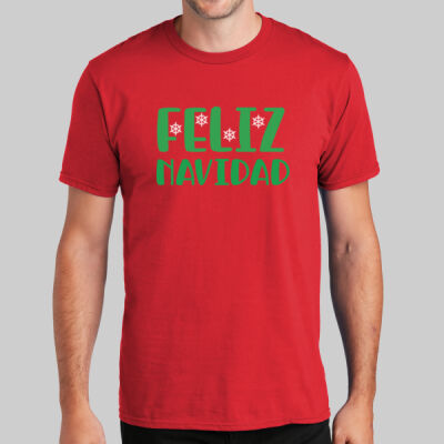 Adult T-Shirt - Winter - Feliz Navidad Green Thumbnail