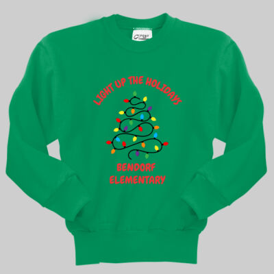 Youth Crewneck - Winter - Light Up Red Thumbnail