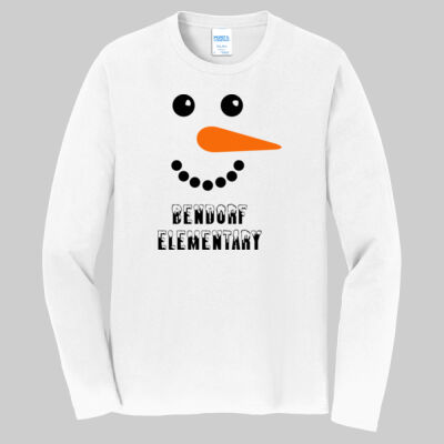 Adult Long Sleeve Shirt - Winter - Snowman  Thumbnail
