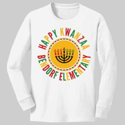 Youth Long Sleeve Shirt - Winter - Kwanzaa  Thumbnail