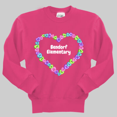 Youth Crewneck - Spring Holidays - Candy Hearts Thumbnail