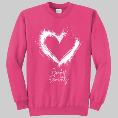 Adult Crewneck - Spring Holidays - Valentine's Heart Thumbnail