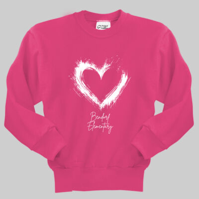 Youth Crewneck - Spring Holidays - Valentine's Heart Thumbnail