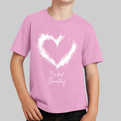 Youth T-Shirt - Spring Holidays - Valentine's Heart Thumbnail