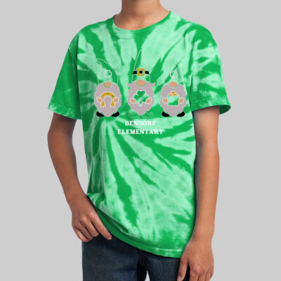 Youth Tie-Dye T-Shirt - Spring Holidays - Leprechauns Thumbnail