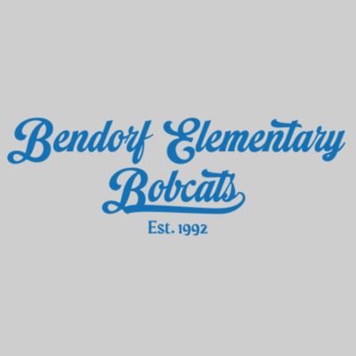 Retro Bendorf Elementary Bobcats Blue Thumbnail