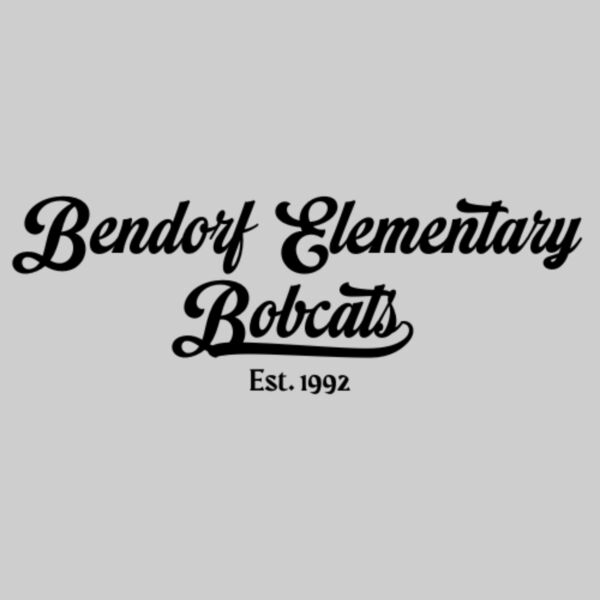 Retro Bendorf Elementary Bobcats Black Thumbnail