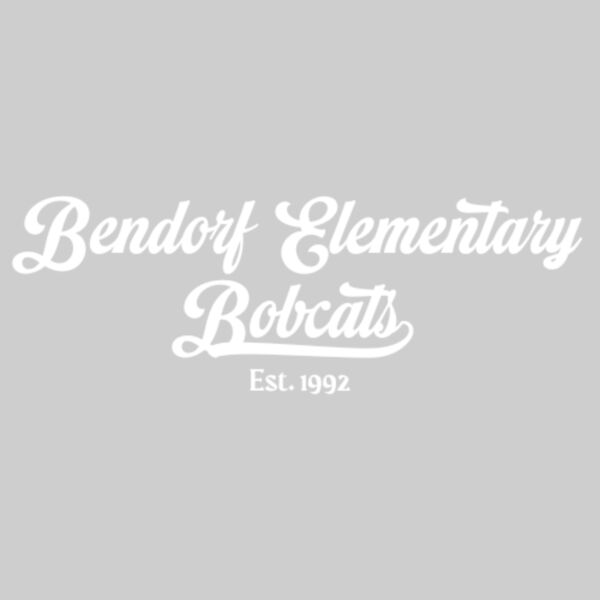 Retro Bendorf Elementary Bobcats White Thumbnail