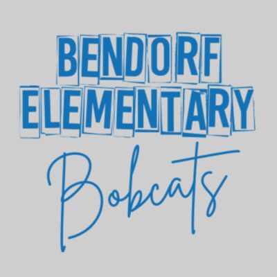 Bendorf Elementary Bobcats Cursive Blue Thumbnail