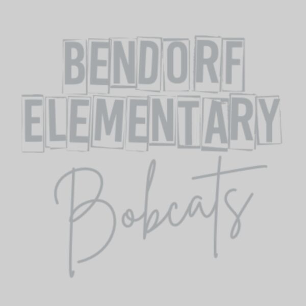 Bendorf Elementary Bobcats Cursive Grey Thumbnail