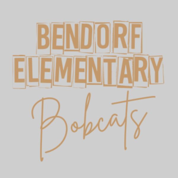 Bendorf Elementary Bobcats Cursive Tan Thumbnail
