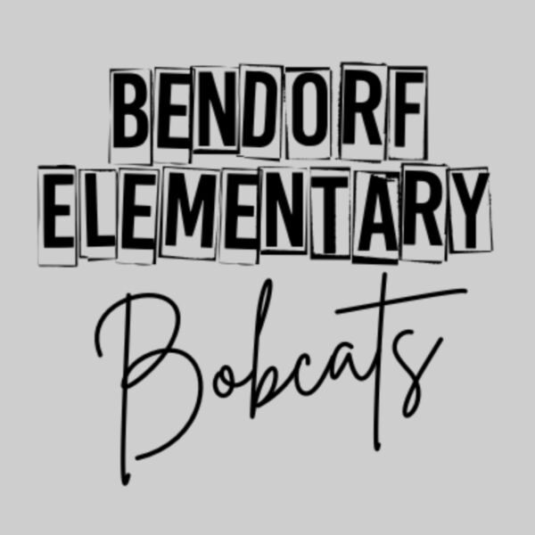 Bendorf Elementary Bobcats Cursive Black Thumbnail